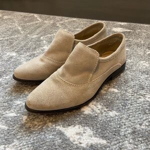Free People Brady Suede Loafers in Taupe